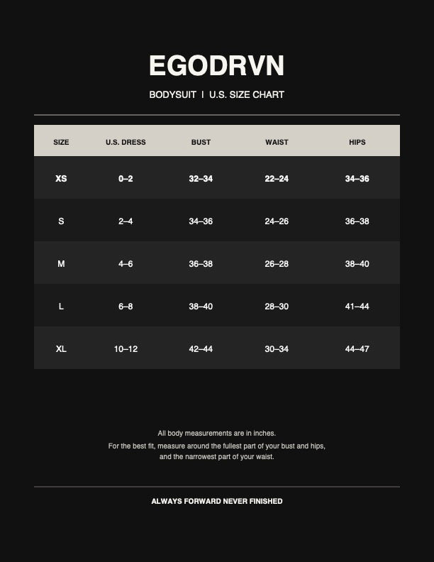 EgoDrvn Long Sleeve Bodysuit  Angel White (Made To Order)