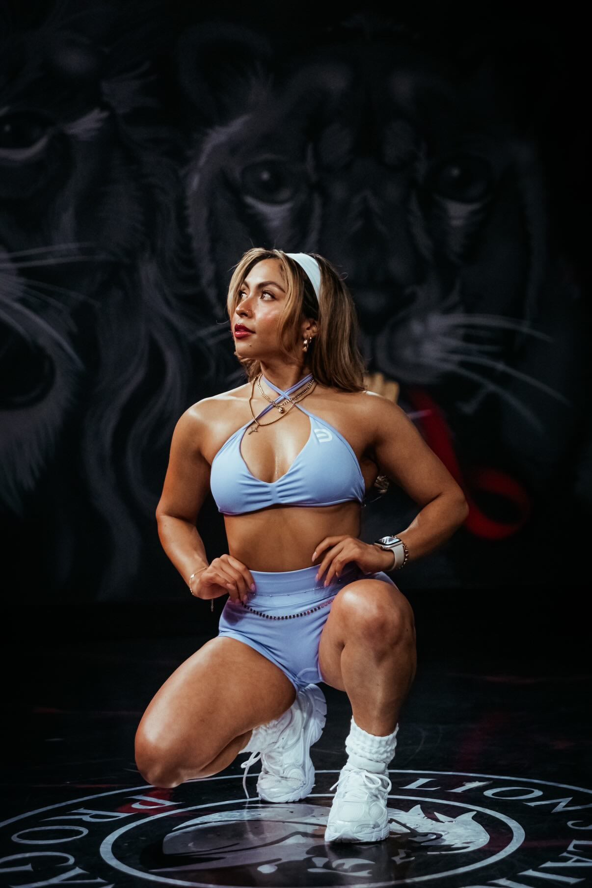 EgoDrvn Sky Purple Sports Bra
