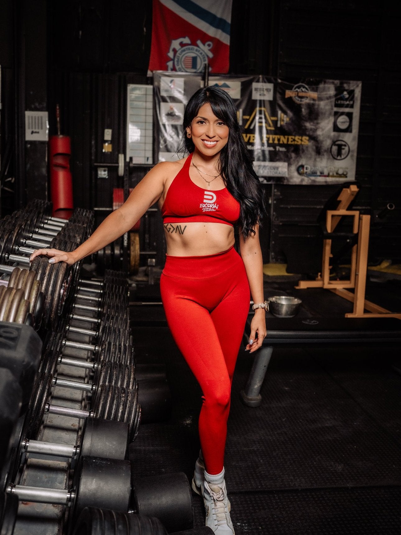 EgoDrvn Berry Red Leggings (High Waist)