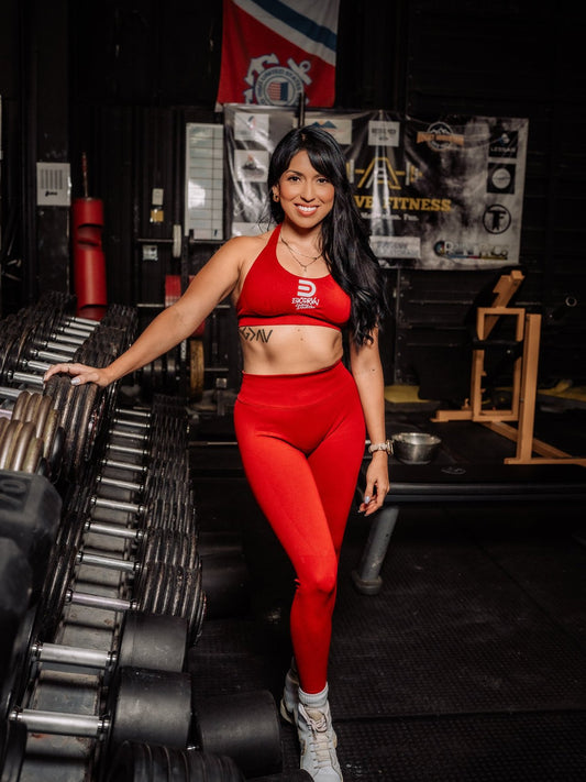 EgoDrvn Berry Red Leggings (High Waist)