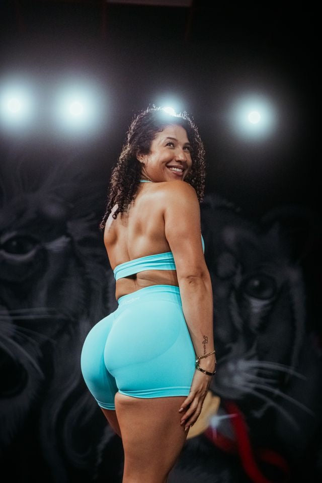 EgoDrvn Sky Green Sports Bra
